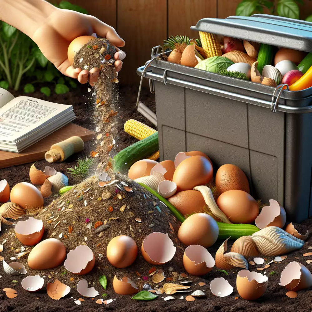 skořápky do kompostu