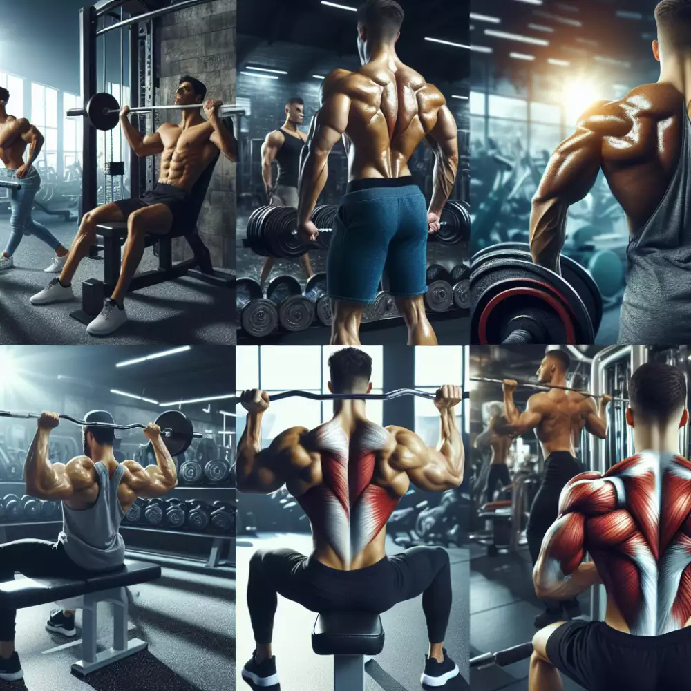 cviky na šířku zad